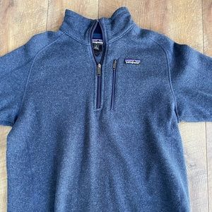 Blue Patagonia Better Sweater 1/4 Zip